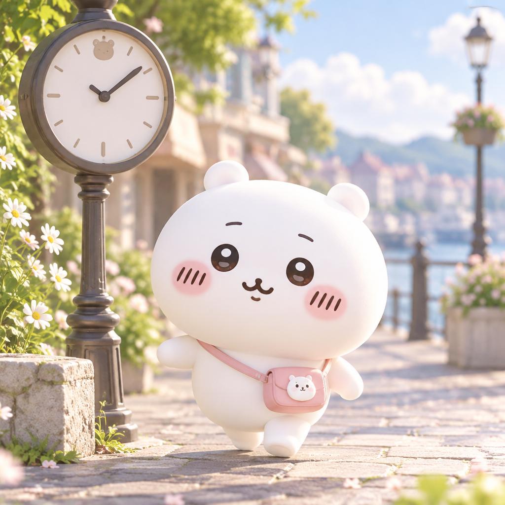 ポシェット姿のちいかわが、バッグで時を刻む。かわいさと実用性を連れて出かけよう！